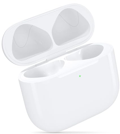 Custodia di ricarica di ricambio per custodia di ricarica AirPod di 4a generazione, custodie di ricarica USB-C per Airpod di ricambio con pulsante di sincronizzazione accoppiamento Bluetooth, custodia