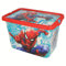 Stor Spiderman Comic Buch 7 Liter Click Lock Aufbewahrungsbox - Spiderman Comic Buch