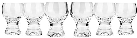 Bohemia Cristal Gina Likörglas 6 Stück in Geschenkbox, Fassungsvermögen Mililiter, Kristall, durchsichtig, Einheitsgröße (6er Pack), 6