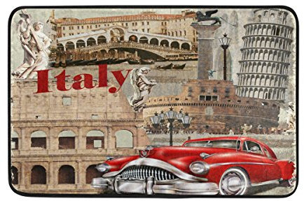 Use7 Fußmatte / Fußmatte, Motiv Turm von Pisa, Italien