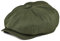 BOTVELA Herren Newsboy Flat Cap 100% Baumwolle Gatsby Ivy Golf Cabbie Hat, Grün (Army Green), 59 EU