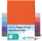 etérea Jersey Topper Spannbettlaken 200x200-200x220cm Orange für 5-10 cm Steghöhe 100% Baumwolle - Oekotex Spannbetttuch Matratzen Bett Bezug - Bettlaken 200x200cm - 200x220cm Terra