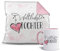Geschenkset für die Weltliebste Tochter - Tasse und Kissen - Altrosa/Verwandte/Geschenk-Idee/Liebling/Familie