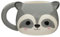 Puckator MUG346, Tazza in Ceramica a Forma di Testa di Procione - Animali Dolci