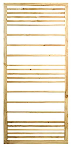 WEIDENPROFI Rankgitter, Zaunmodul aus Kiefernholz, Einsatz Rankzaun, Modell Latte, Größe (BxH): 90 x 180 cm