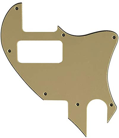 For Fender US Tele F Hole Hybrid Telecaster Conversion TV Jones Guitar Pickguard (3 Ply Vintage Yellow)