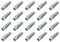 M6 x 32 mm Metall-Spreizdübel 18. Edition, feuerfeste Befestigung, 20 Stück