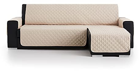 BESTCOVERS Ecksofa Zweiseitig Made in Spain Alcantara Touch Schonbezug Ecksofaschutz Sofaschoner Ecksofabezug