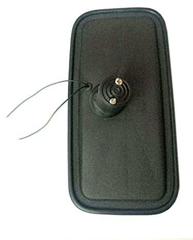 Specchietto retrovisore esterno, 375 x 190 mm, R1800, universale, per escavatore, trattore, riscaldato, 24 V