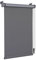 OBdeco Blackout Roller Blind, Thermal Blind, 100 x 130 cm (Fabric Width 96 cm), Grey, No Drilling Required, with Same Colour Coating, Oeko-Tex Standard 100 Privacy Screen, Sun Protection for Windows
