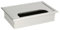 KOTARBAU® Aluminium Kabeldurchführung 120x80 mm für Möbel Silber Kabeldose Kabeldurchlass Eckig Eloxiert