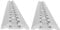 lasiprofi Airlineschiene halbrund, gebohrt, 50 x 11,5 mm, 1.500 mm, 2er Set | Zurrschiene | 150 cm | kompatibel mit Fittingen | Silber eloxiert | für Transporter, Wohnwagen, Sprinter | 1,5 m