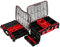 Sortimentskasten 2in1 Organizer 54,3 x 39 x 20 cm – Premium Kleinteilemagazin Praktischer Sortierkasten mit Transparent Deckel für Schrauben Kappen Bohrer Kleines Werkzeug Sehr haltbar