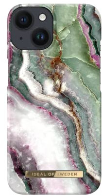 IDEAL OF SWEDEN Bedruckte Handyhülle, niedliches buntes Muster, schützende Abdeckung aus Hartplastik mit Mikrofaserfutter für das iPhone. Kompatibel mit iPhone 13 & iPhone 14 (Northern Lights)