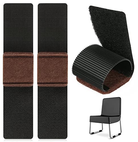 Möbel Filz Pads, 32Pcs Filzgleiter Selbstklebend (145 * 30mm) Zuschneidbar, Stark Filzstreifen Stühle und Möbelfüße, für Seitenstühle, Schützt Hartholzböden, Verhindert Kratzer, Reduziert Geräusche
