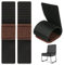 Möbel Filz Pads, 32Pcs Filzgleiter Selbstklebend (145 * 30mm) Zuschneidbar, Stark Filzstreifen Stühle und Möbelfüße, für Seitenstühle, Schützt Hartholzböden, Verhindert Kratzer, Reduziert Geräusche