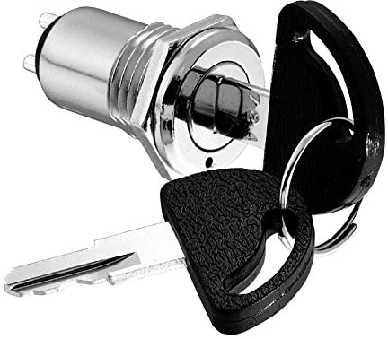 ELCART Interruttore a chiave unipolare a 2 posizioni, 250V 0,5A - JTIC S332