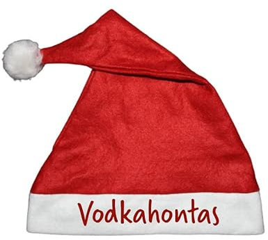 Deggelbam Weihnachtsmützen mit lustigen Sprüchen | Weihnachtsmarkt | Christkindelmarkt | Nikolausmütze | Party | Weihnachtsfeier | Firmenfeier | Weihnachtsparty | Bommelmütze - (Vodkahontas)