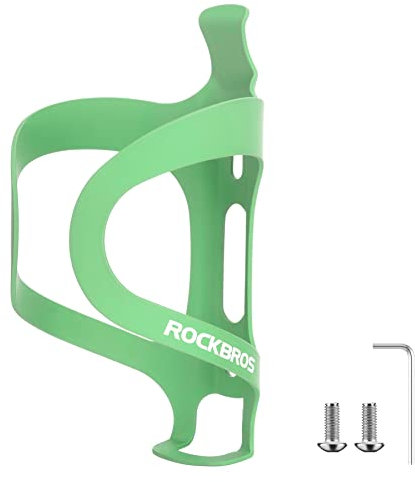 ROCKBROS Portaborraccia per Bici in Alluminio, Potra Bottiglia per MTB Bicicletta, 1 Pezzo, Accessori Bici