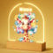 iDIY Personalisiertes Nachtlicht Baby - Nachttischlampe mit Namen, Geschenk zur Geburt Junge, Taufgeschenke für Mädchen, Personalisierte Geschenke Kinder - Giraffe