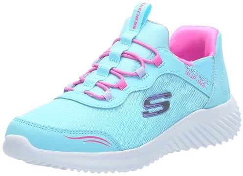 Skechers Bounder Simple Cute - Scarpe da Ginnastica, Turqoise,