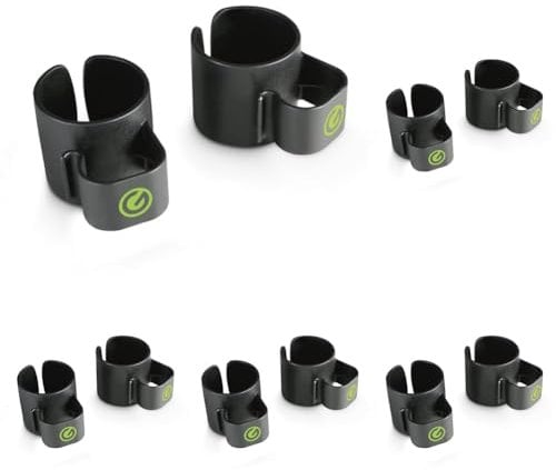 Gravity SA CC 35 B - Pince câble pour pied d’enceinte 35 mm, Taille unique (Lot de 5)