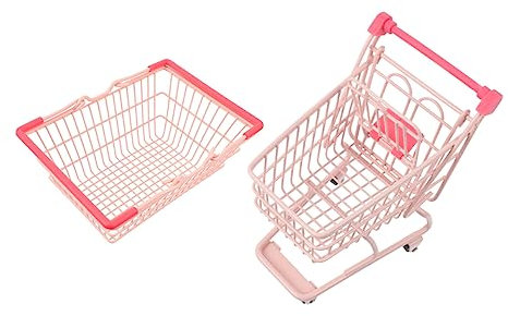 TOYANDONA 1ensemble Mini Caddie De Courses Panier De Rangement Multifonctionnel pour Garçon Fille pour Décoration Et De Paniers Chariot