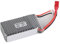 POENVFPO Batterie RC 7,4 V 1600 MAh, Batterie de Rechange de Secours pour Véhicule Tout-Terrain à Haut Débit 30 C avec Prise en T pour SCY 16101 16102 16103 16201 1/16 RC