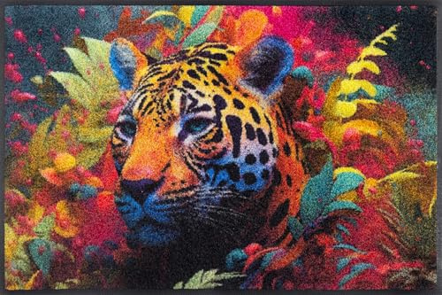 Wash+Dry Fußmatte, Leopy McLeopard 50x75cm, innen/außen, waschbar