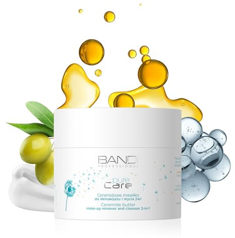 Bandi - Beurre Nettoyant Visage 2-en-1 Démaquillant Nourrissant et Hydratant Avec Phytocéramides Convient à Tous Types de Peau Élimine Maquillage et Protection Solaire