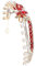 GETAJGHSD Krone Haarschmuck brautgeschenk brautkleid perlen haarschmuck Hochzeit Kopfschmuck Hochzeitsschleier für die Braut Reize Frauen Braut Stirnband Hochzeit Brautkrone Kunstperlen rot
