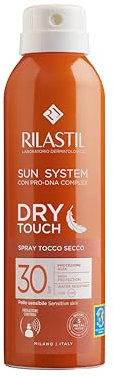Rilastil Sun System Dry Touch Spray SPF30 Antioxidant für empfindliche Haut, wasserfest, 200 ml