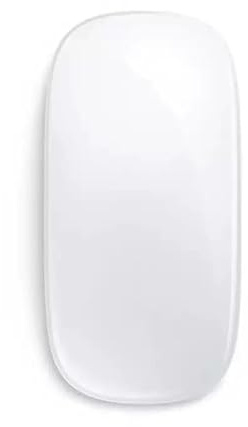 LuolaProject Wireless Multi-Touch Surface Magic Mouse Alternative USB C Rechargeable Bluetooth Mouse Compatible with MacOS/Windows/Linux/Android Laptop Desktop PC Smartphone Tablet (White)