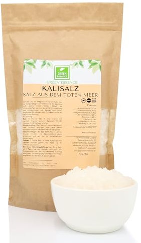 Kalisalz aus dem Toten Meer von der Grünen Essenz - Totes Meer Salz - feines Meersalz Badesalz ohne Zusätze - Totes Meer Badesalz