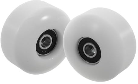 Yardwe 2 Stück Skateboardrollen Pu 95a Hochhart Mit Kugellager Ersatzrollen Für Street Skateboards Vielseitig Kompatibel Für Scooter Und Freizeit