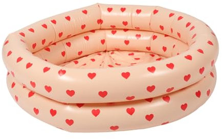 HEMOTON Piscine Gonflable pour Garçon Fille Portable Pataugeoire avec Toboggan Aquatique Piscine Pliable pour Tout-Petits Bassin De Jeu pour Garçon Fille