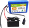 Batterie lithium-ion 24 V 50 Ah pour vélo électrique, scooter, BMS intégré, avec chargeur T