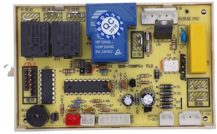 Placa base universal de conversión de aire acondicionado, compatible con SON-U09PG, con panel de control colgante del condensador de arranque del ventilador