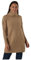 ONLY Onljana L/s Cowlneck Dress Wool Knt, Vestito Donna, Marrone (Indian Tan Detail: W. Melange), 46 (Taglia Produttore: Large)