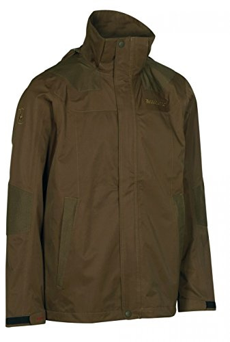 Deerhunter Track Rain Jacket - Canteen Medium Brown ReinforcedHard-Wearing