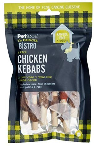 Petface The Doggie Bistro Chicken Kebabs, Pack of 6