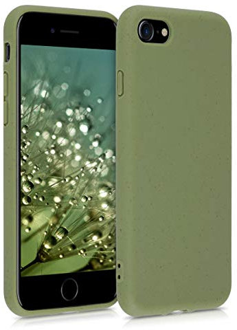 kalibri Case kompatibel mit Apple iPhone SE (2022) / iPhone SE (2020) / iPhone 8 / iPhone 7 - Hülle Handy - Handyhülle Olivgrün