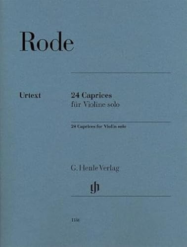 24 Caprices für Violine solo: Instrumentation: Violin solo (G. Henle Urtext-Ausgabe)