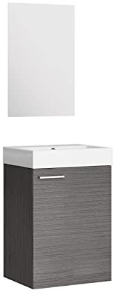 Baikal Mini, d'ingénierie Bois Céramique Verre, Cendre, Una Puerta TF