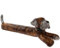 Dog Draught Excluder in Leather, Cute Draught Stopper Seal for Door Bottom, Cushion Sausage shape for Animal Lovers