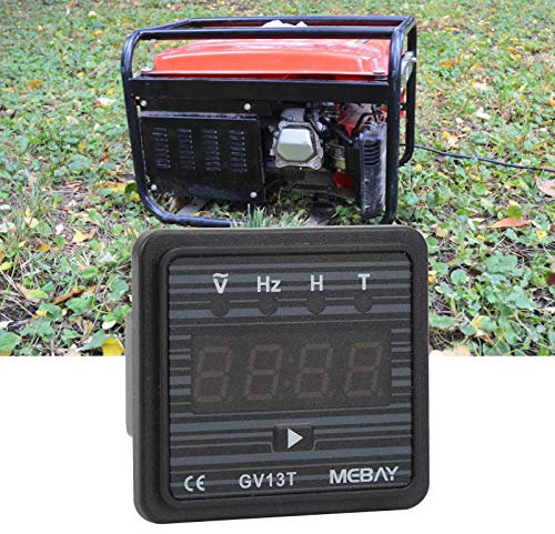 Fafeicy Amperímetro digital, amperímetro voltímetro digital generador, voltímetro digital multifunción, para medir y mostrar el voltaje del generador(AC380V), Sistemas de diagnóstico del motor