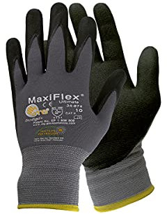 12 x Glove - Work Glove - Assembly Gloves - Size 11 (XXL) Maxiflex Ultimate 2440