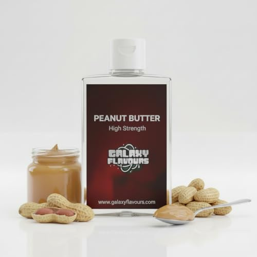 Peanut Butter Flavouring - High Strength Food Flavoring - 230+ Flavours - 50ml Bottle.