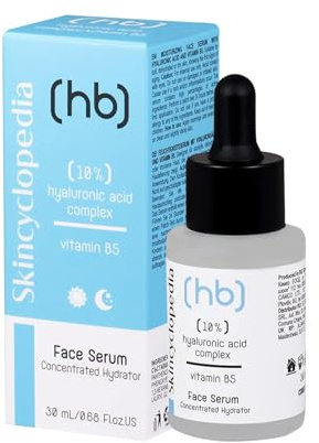 Skincyclopedia Hyaluron Serum B5 hochdosiert, Anti Aging Gesichtsserum mit Hyaluronsäure, Face Skincare with Hyaluronic Acid, Hochwirksame Gesichtspflege gegen Falten, 30ml