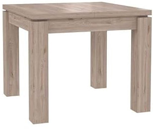 Froschkönig24 Dining Tables Esstisch ausziehbar 90-180 x 90 cm Nelson Eiche